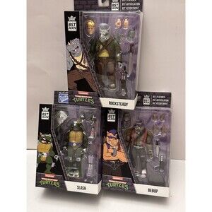 Loyal Subjects BST AXN Bebop Teenage Mutant Ninja Turtles TMNT Slash Rocksteady